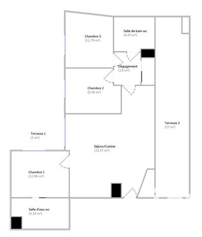Appartement à vendre 4 pièces 80,23 m² Rosny-sous-Bois