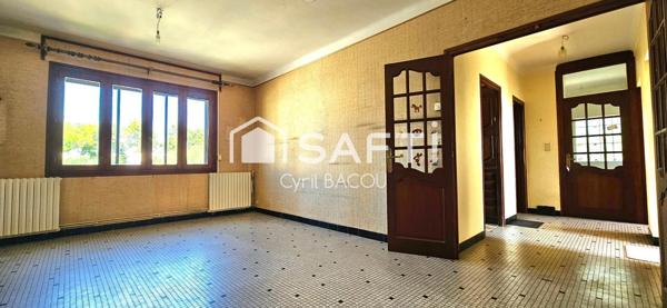 Maison 6 pièces 126m2 sur grand terrain piscinable