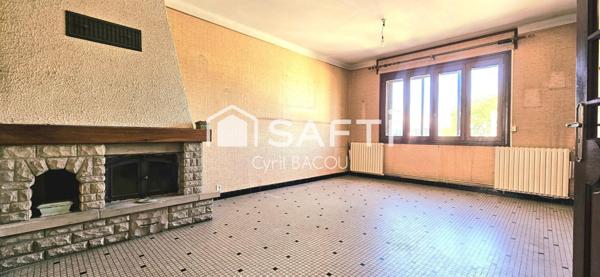 Maison 6 pièces 126m2 sur grand terrain piscinable