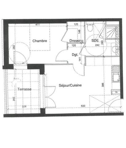 Appartement 2 pièces - 40 m² Exclusivité efficity