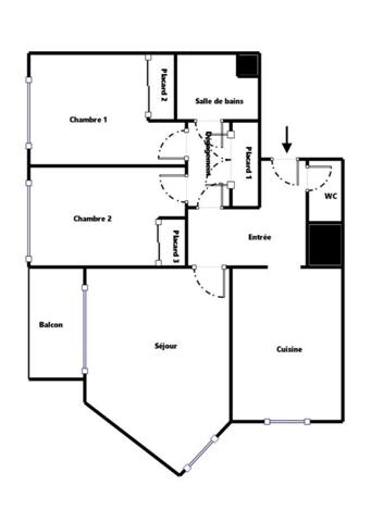 Appartement à vendre 3 pièces 64 m² Nantes