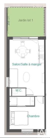 Appartement à vendre 2 pièces 30 m² Saint-Gilles-Croix-de-Vie