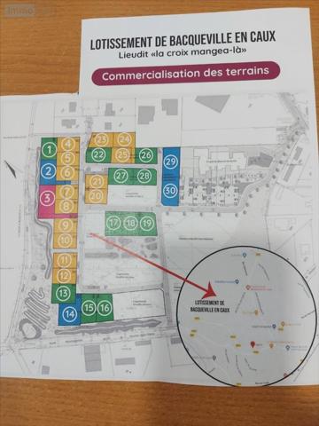 Terrain à Batir à vendre à Bacqueville-en-Caux en Seine-Maritime (76730), ref : 76035-1092392