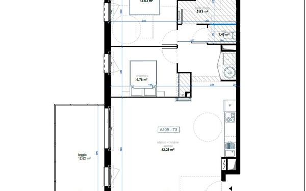 Appartement à vendre    3 pièces • 73,08 m2 Narbonne