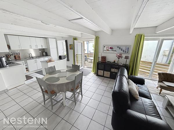 Maison rénovée, 96m², 3 chambres, jardin, 6mn des plages