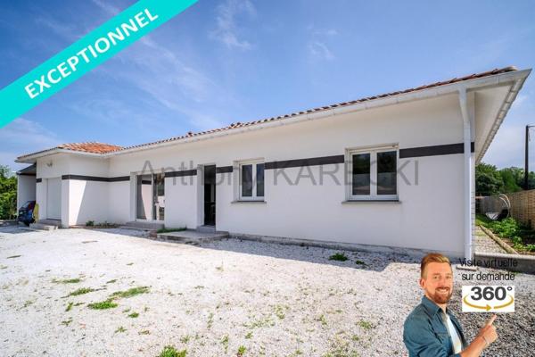 Proche de Dax, avec environ 1000m² de terrain plat