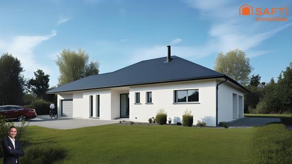 Superbe terrain constructible de 8 ares avec une dépendance, libre de constructeur et hors lotissement !