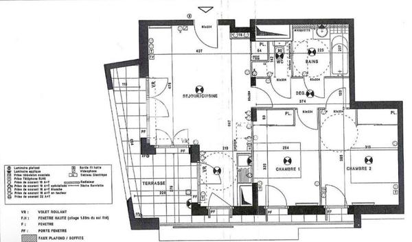 T3, A VENDRE, Boulevard de PARIS 13002, Résidence Neociel
