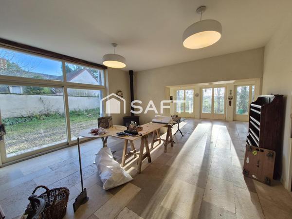 MAISON MAITRE 5ch +Rivière +Jardin +65m² à rénover