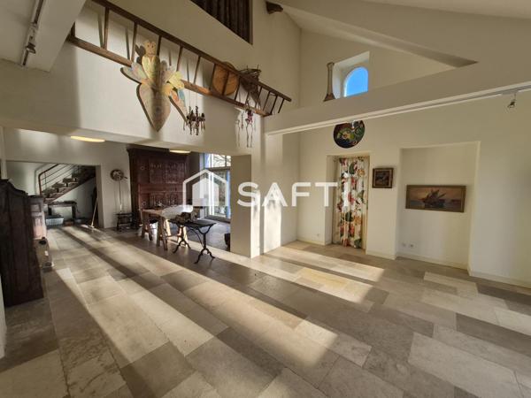 MAISON MAITRE 5ch +Rivière +Jardin +65m² à rénover