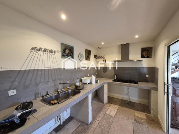 MAISON MAITRE 5ch +Rivière +Jardin +65m² à rénover