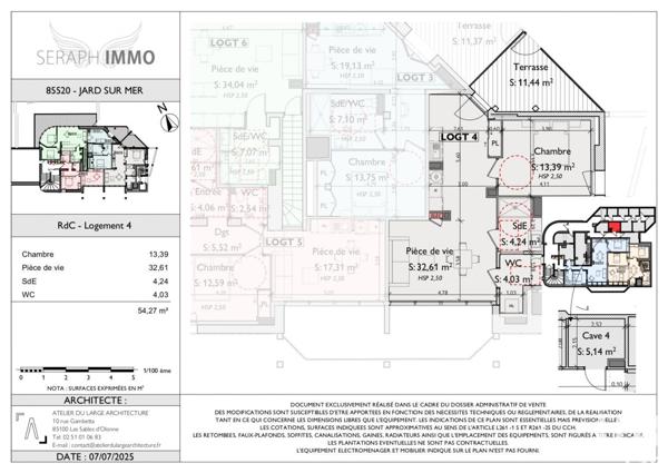 Appartement à vendre 2 pièces 55 m² Jard-sur-Mer