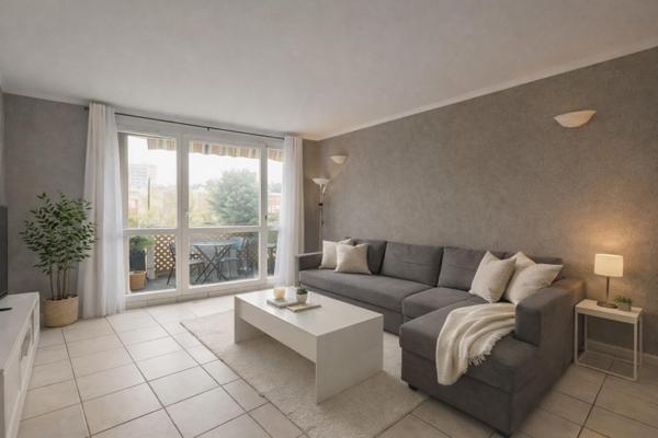 Appartement T4, dernier étage avec vue dégagée