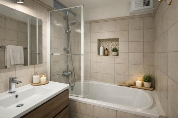 Appartement T4, dernier étage avec vue dégagée