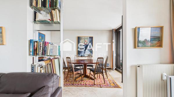 GARCHES - Buzenval appartement 5 pièces 99m2 - Dernier étage vue 180° sur Paris