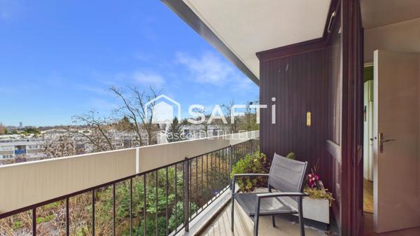 GARCHES - Buzenval appartement 5 pièces 99m2 - Dernier étage vue 180° sur Paris