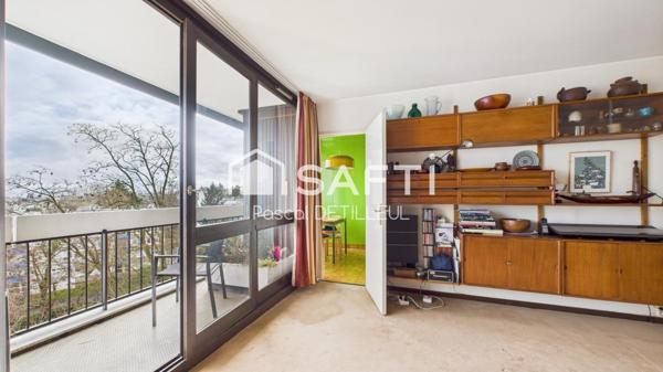 GARCHES - Buzenval appartement 5 pièces 99m2 - Dernier étage vue 180° sur Paris