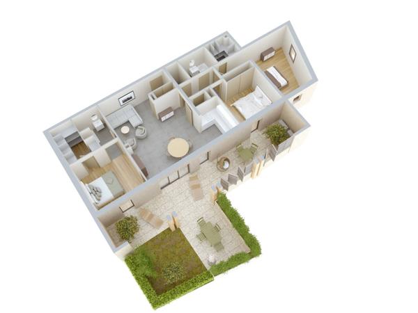 Appartement à vendre 4 pièces de 109 m²