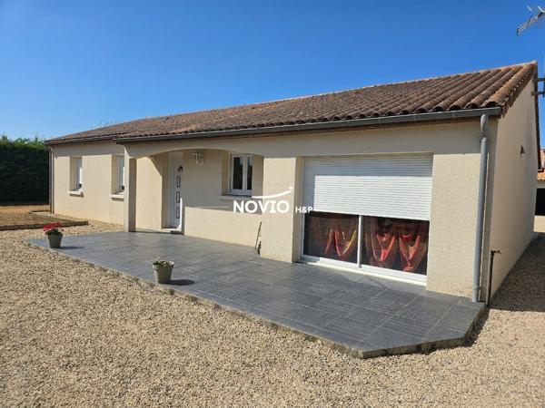 Pavillon plain pied avec grand garage