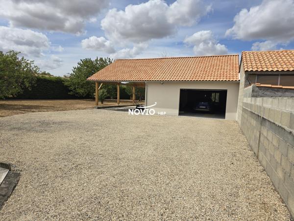 Pavillon plain pied avec grand garage