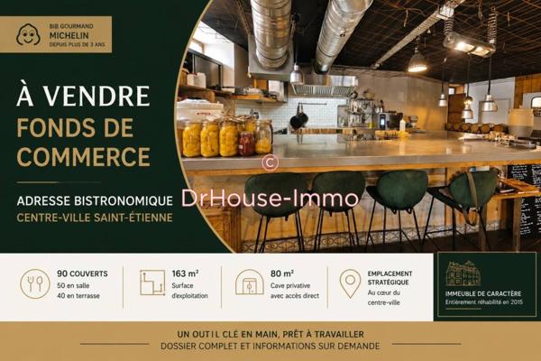 Commerce à vendre 2 pièces de 163 m²