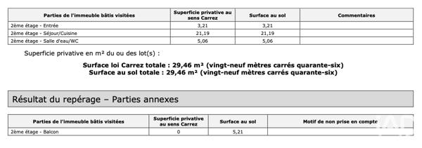 Studio à vendre 29 m² Aulnay-sous-Bois