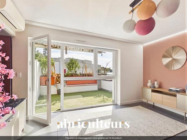 Nice Sainte-Marguerite Superbe 2 pièces lumineux de 46 m² avec belle terrasse et parking en sus