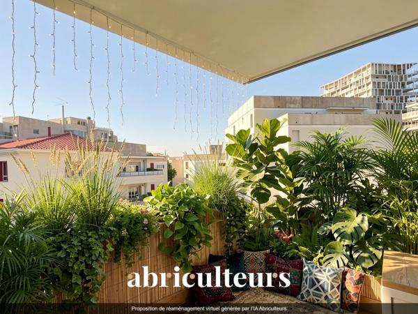 Nice Sainte-Marguerite Superbe 2 pièces lumineux de 46 m² avec belle terrasse et parking en sus