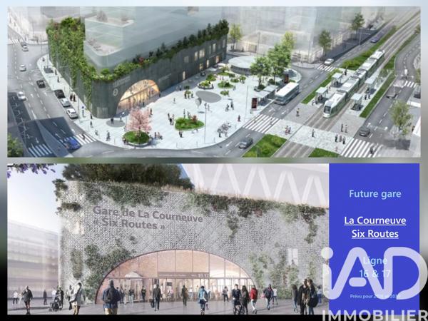 Appartement à vendre 4 pièces 84 m² La Courneuve