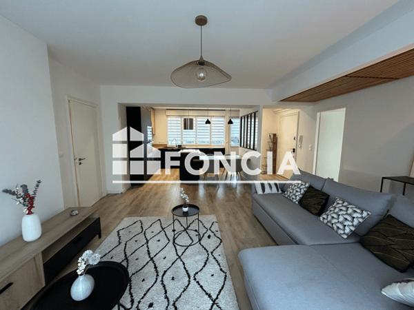 Location Appartement meublé 4 pièces 87.17 m² - 21 BOULEVARD LECLERC Lorient 56100
