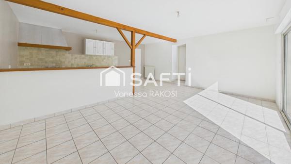 Maison de campagne lumineuse, 3 chambres, terrain 3000 m² (dont 1000 m² constructibles)