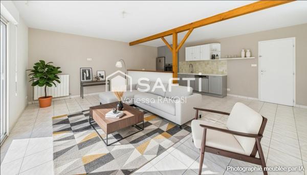 Maison de campagne lumineuse, 3 chambres, terrain 3000 m² (dont 1000 m² constructibles)