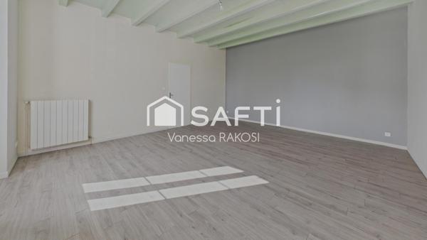 Maison de campagne lumineuse, 3 chambres, terrain 3000 m² (dont 1000 m² constructibles)