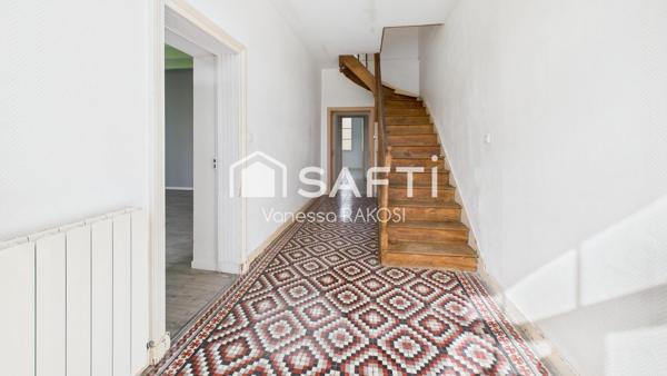 Maison de campagne lumineuse, 3 chambres, terrain 3000 m² (dont 1000 m² constructibles)