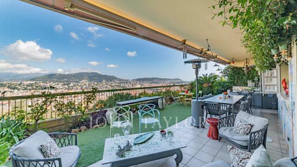 Nice Parc Impérial - Appartement avec vue panoramique, terrasses et jardin privatif