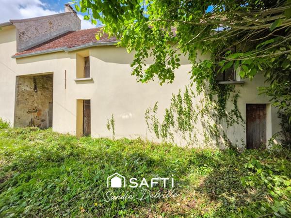 Grange à aménager 150m² hab - jardin