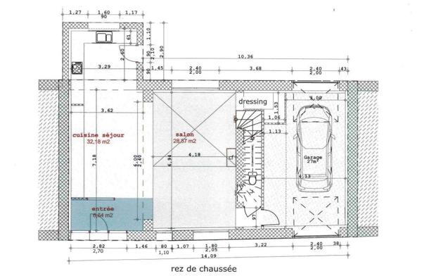 Grange à aménager 150m² hab - jardin