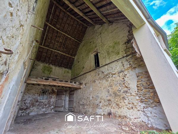 Grange à aménager 150m² hab - jardin