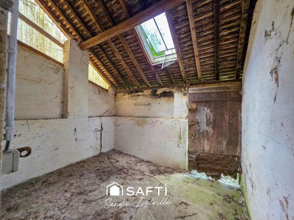 Grange à aménager 150m² hab - jardin