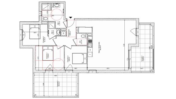 Appartement à vendre 4 pièces 89 m² Bormes-les-Mimosas