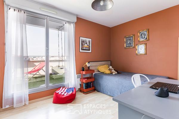 Appartement et son toit terrasse à Toulouse