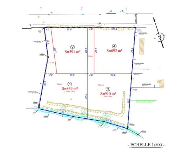 Terrain à vendre 839 m² Soullans