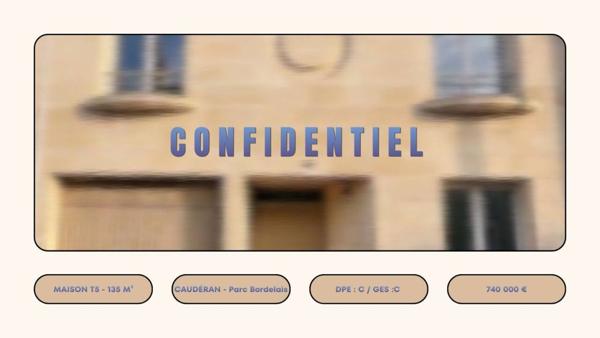 Maison à vendre 5 pièces de 135 m²