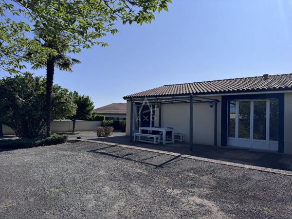 Hiersac, maison T3 de plain-pied avec jardin