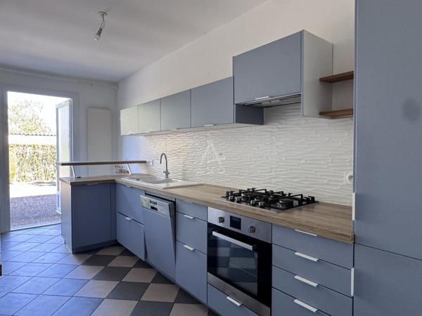 Hiersac, maison T3 de plain-pied avec jardin