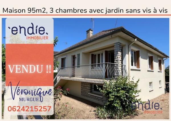 Maison individuelle 3 chambres + double garage, Endie Immobilier, Véronique Murgue