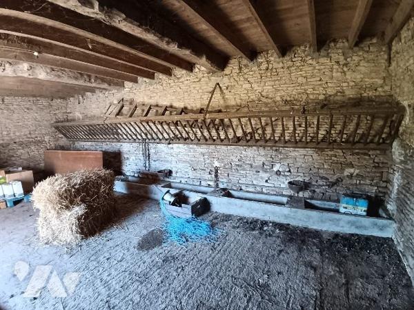GRANGE EN PIERRE AVEC HANGAR