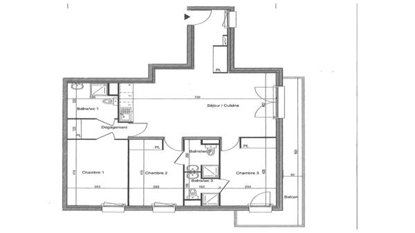 Apartment for sale 4 rooms 90 m² Aubervilliers