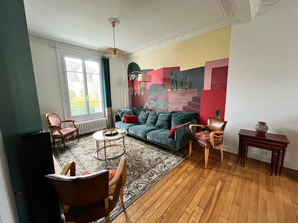 QUARTIER POSTE 8min GARE HOUILLES Maison Meulière 7 pièce(s) 118 m2 799 000 € **  - Référence  419