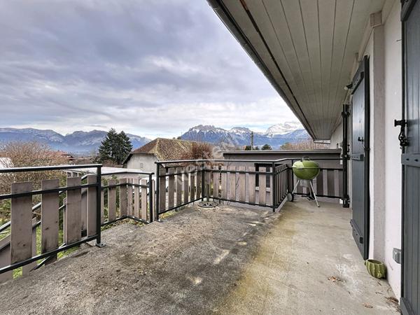 Duplex au coeur de Saint-Jorioz, 103 m² de confort entre lac et montagnes, cave et garage double